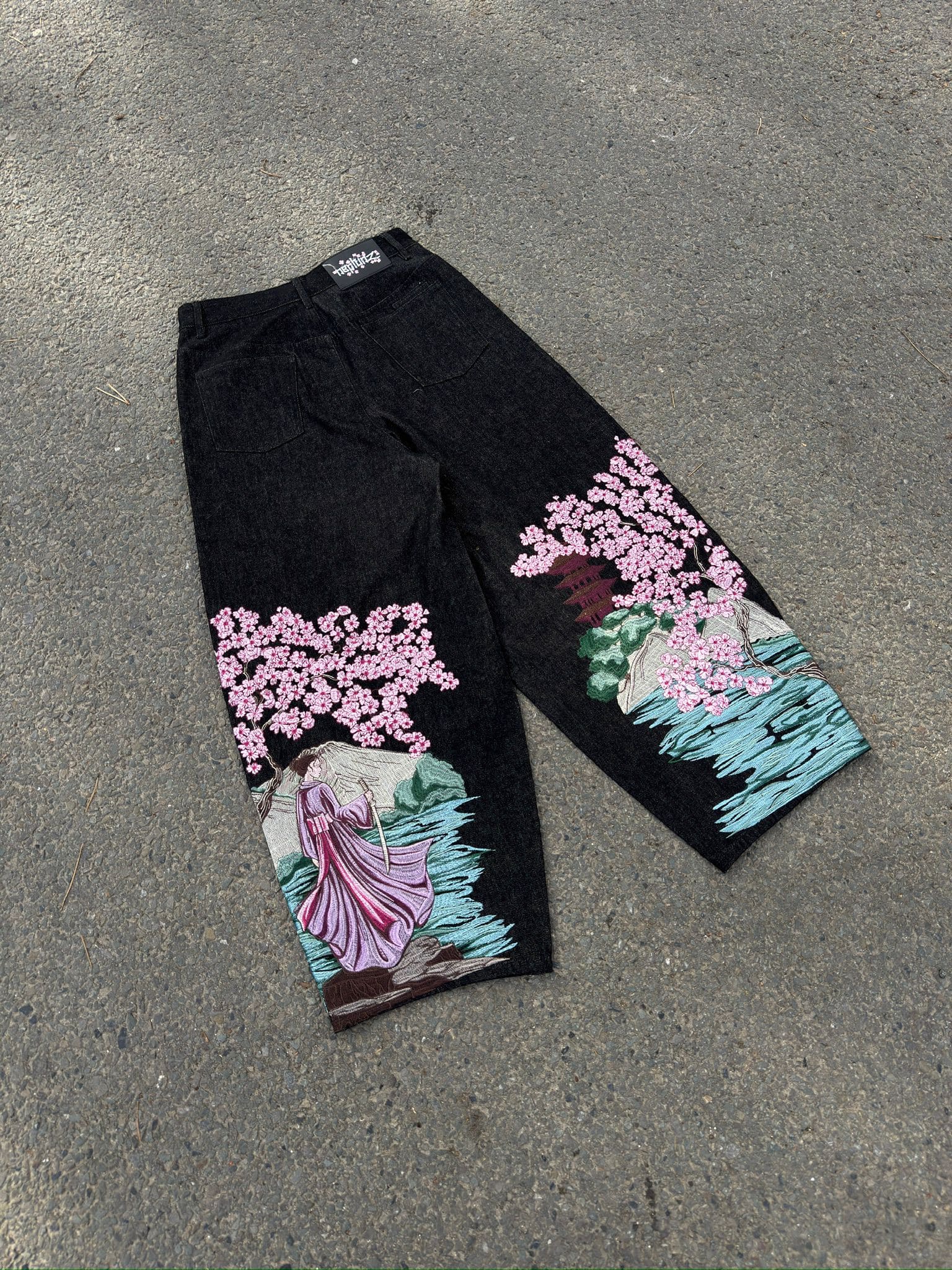 BUSHIDŌ Denim Jean noir - Neptunz