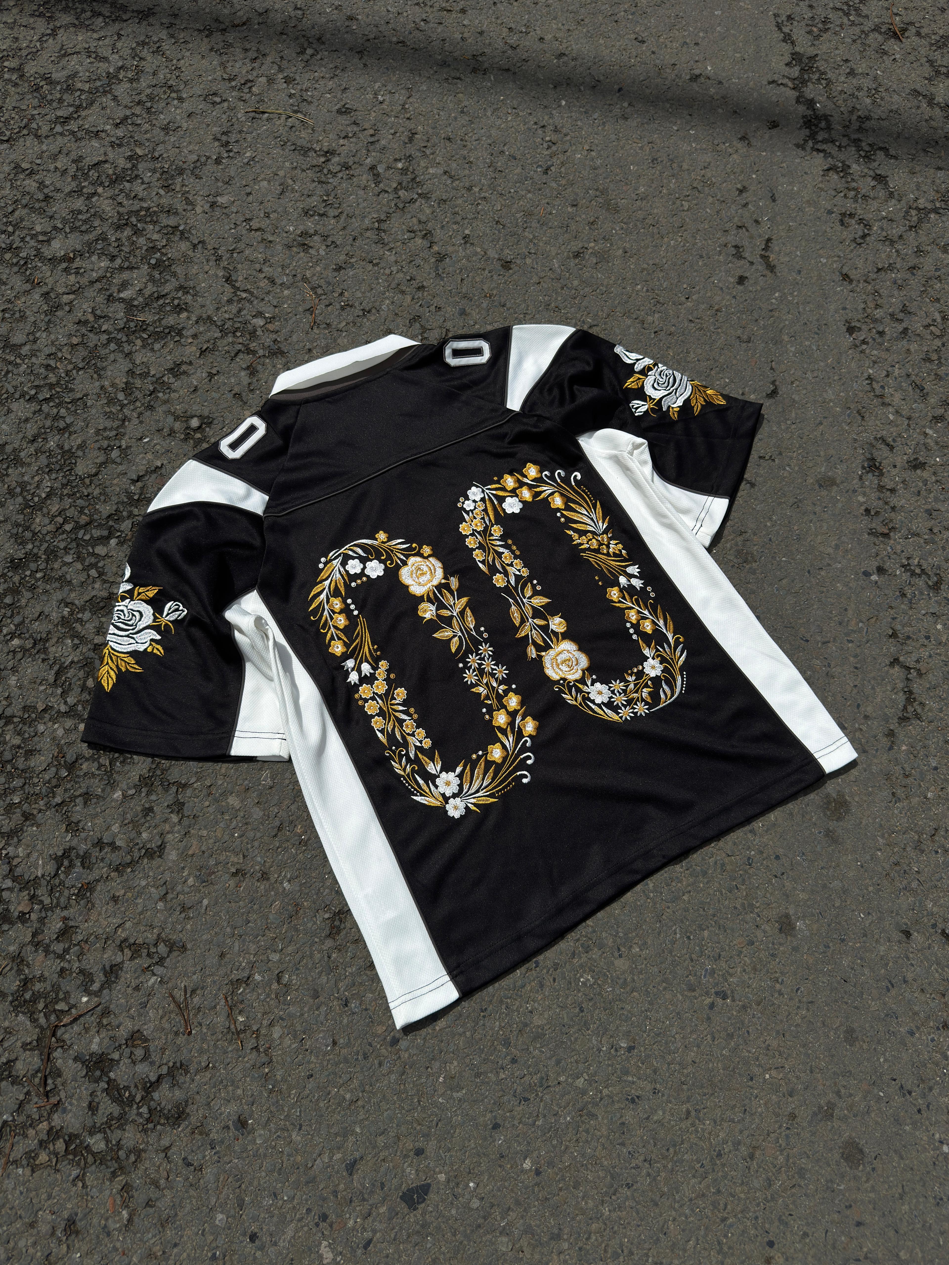 ROYAL BLOOM JERSEY NOIR - Neptunz