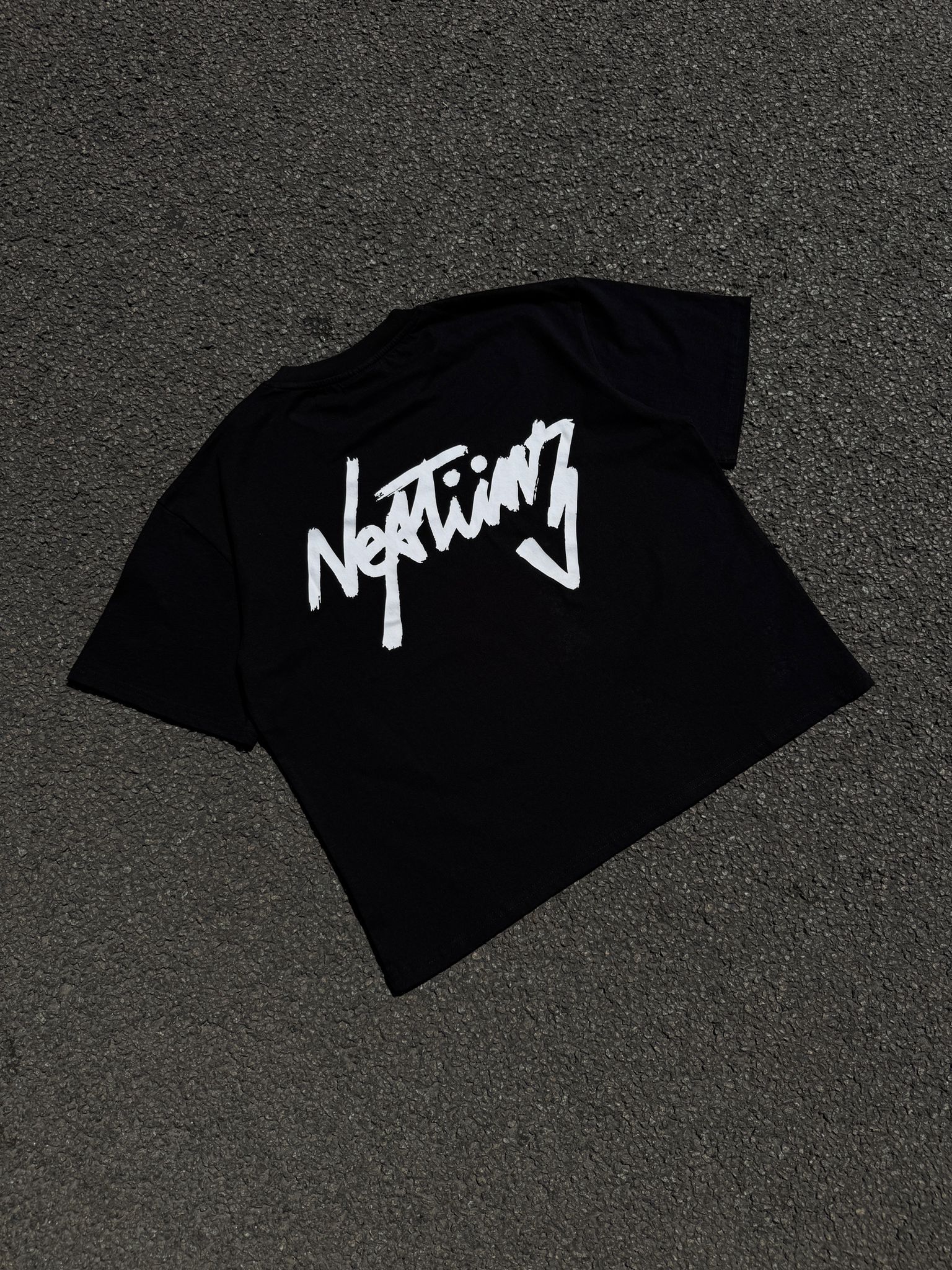 Era crop t-shirt noir - Neptunz