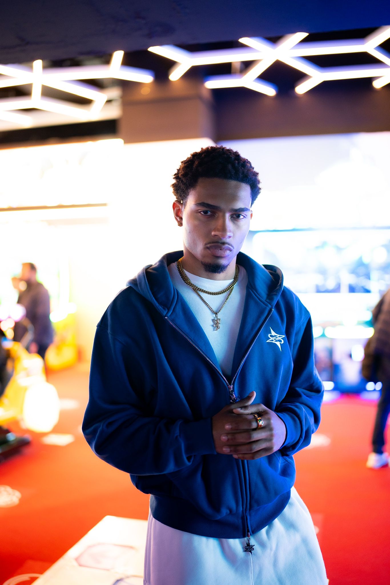 Era baggy Sweat Bleu/Blanc