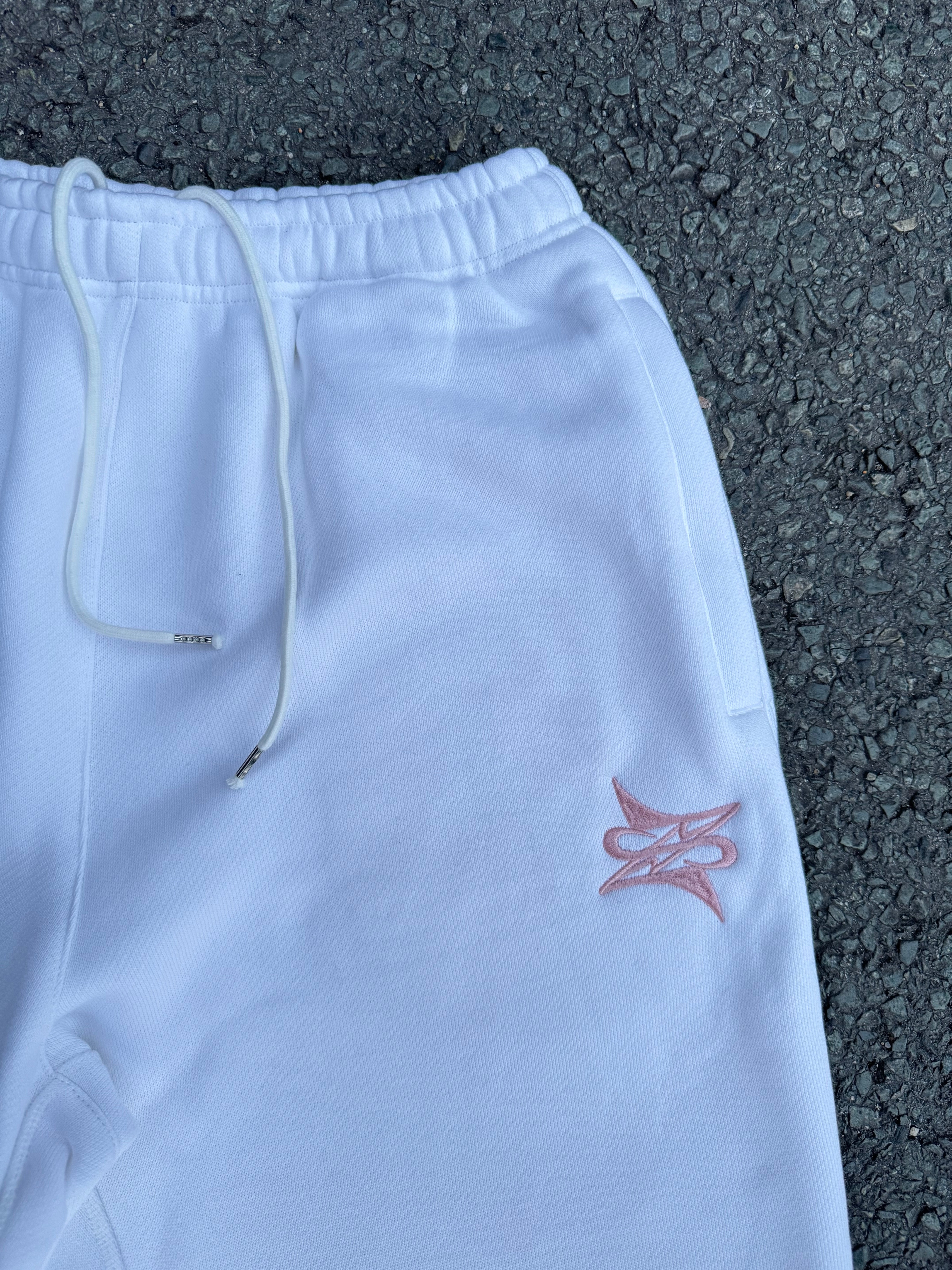 Era baggy jogger Blanc/Rose