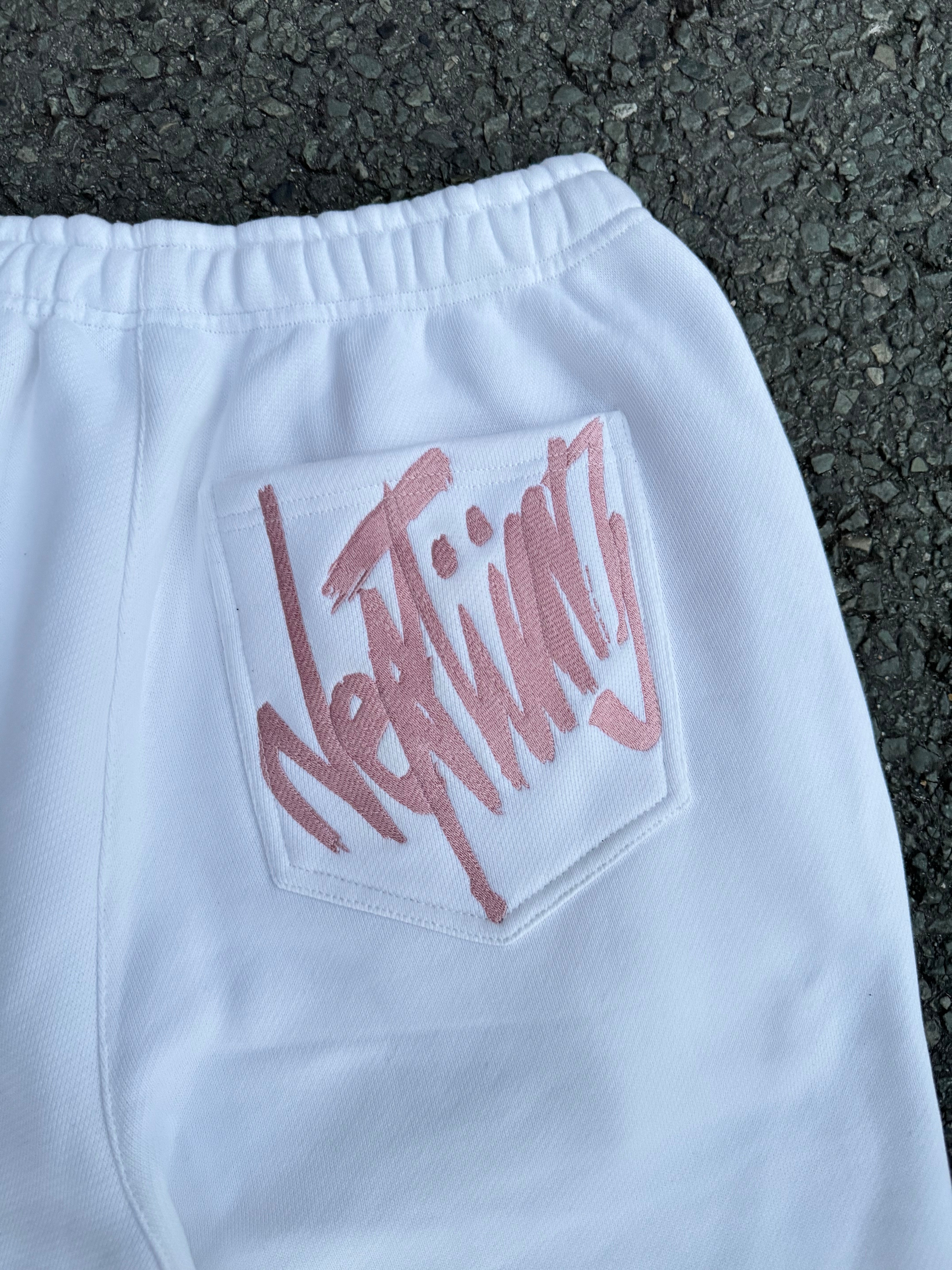 Era baggy jogger Blanc/Rose