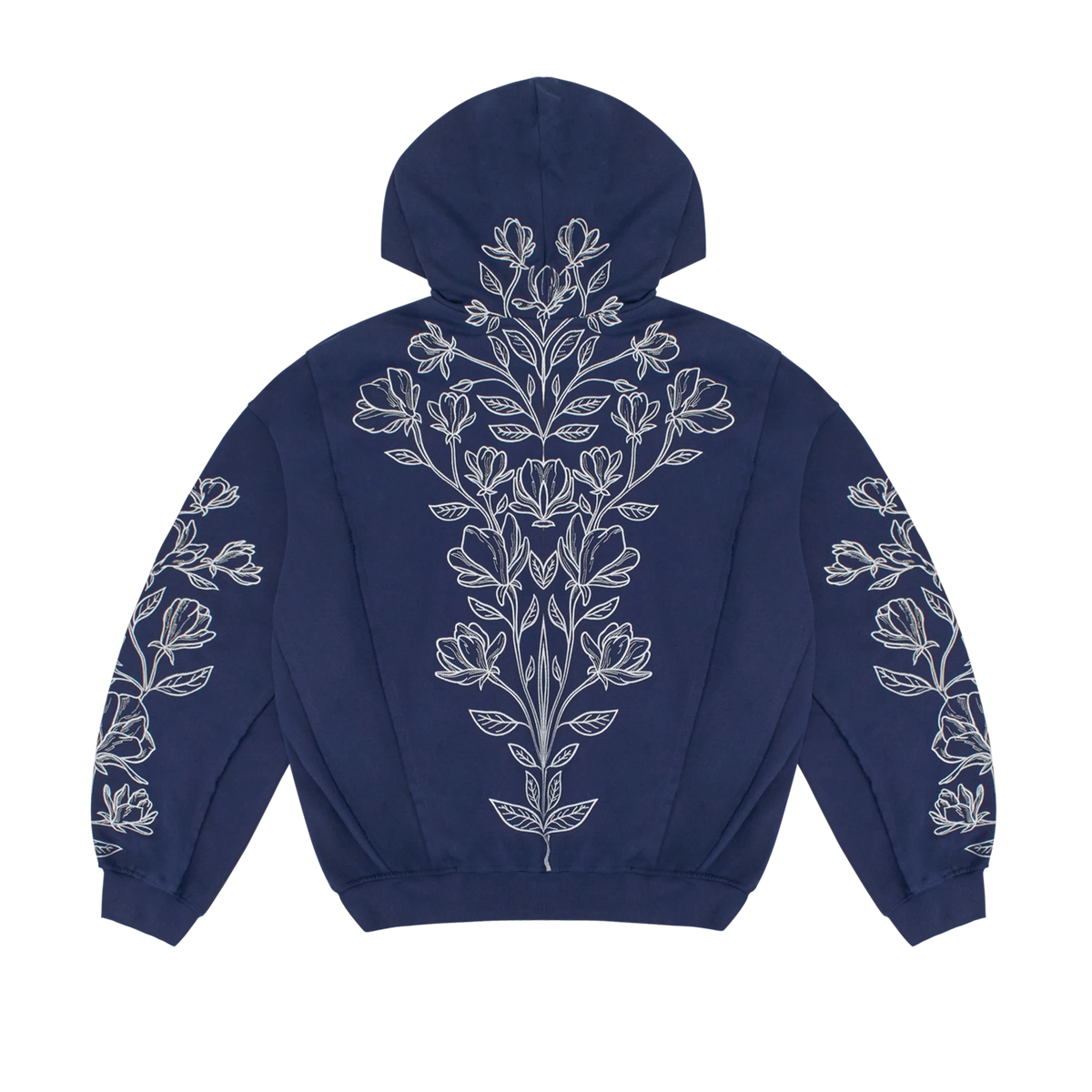 Bloom Line Hoodie Bleu - Neptunz