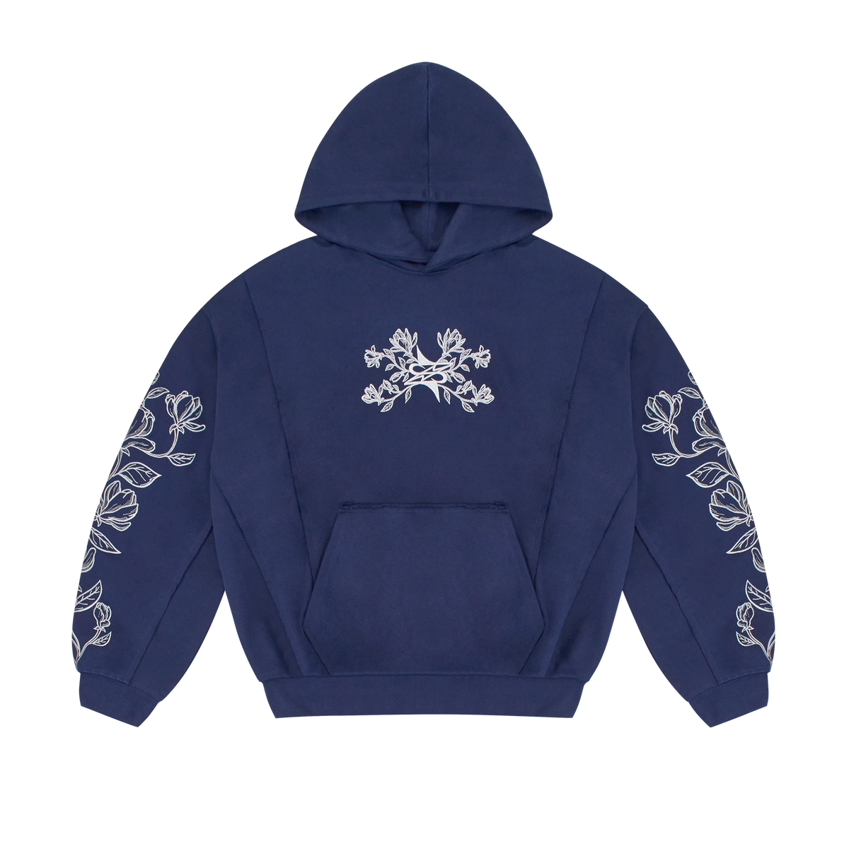 Bloom Line Hoodie Bleu - Neptunz