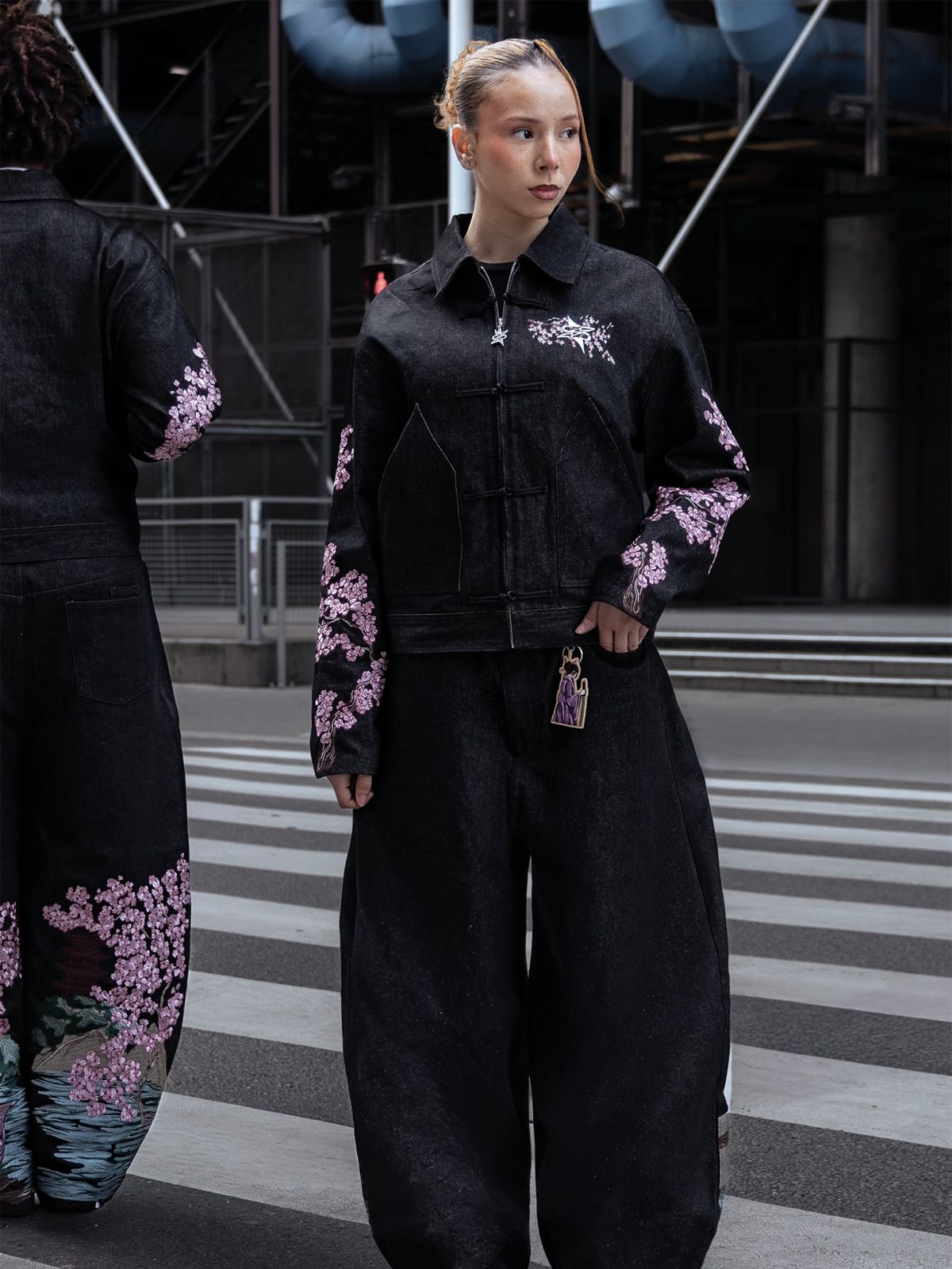 BUSHIDŌ Denim jacket noir - Neptunz