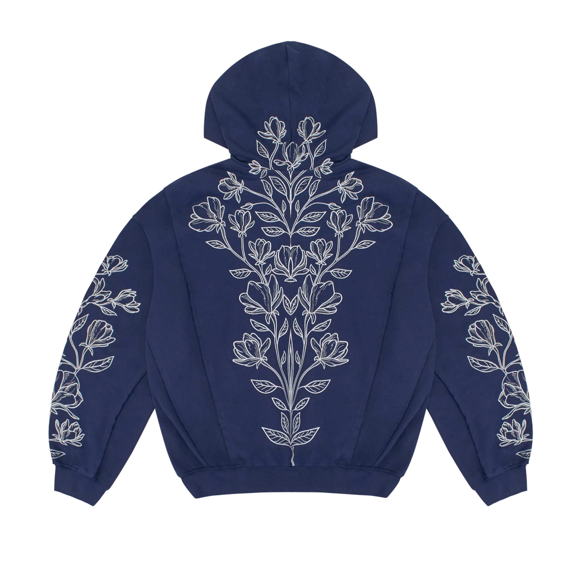 Bloom Line Hoodie Bleu