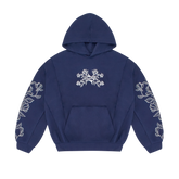 Bloom Line Hoodie blue