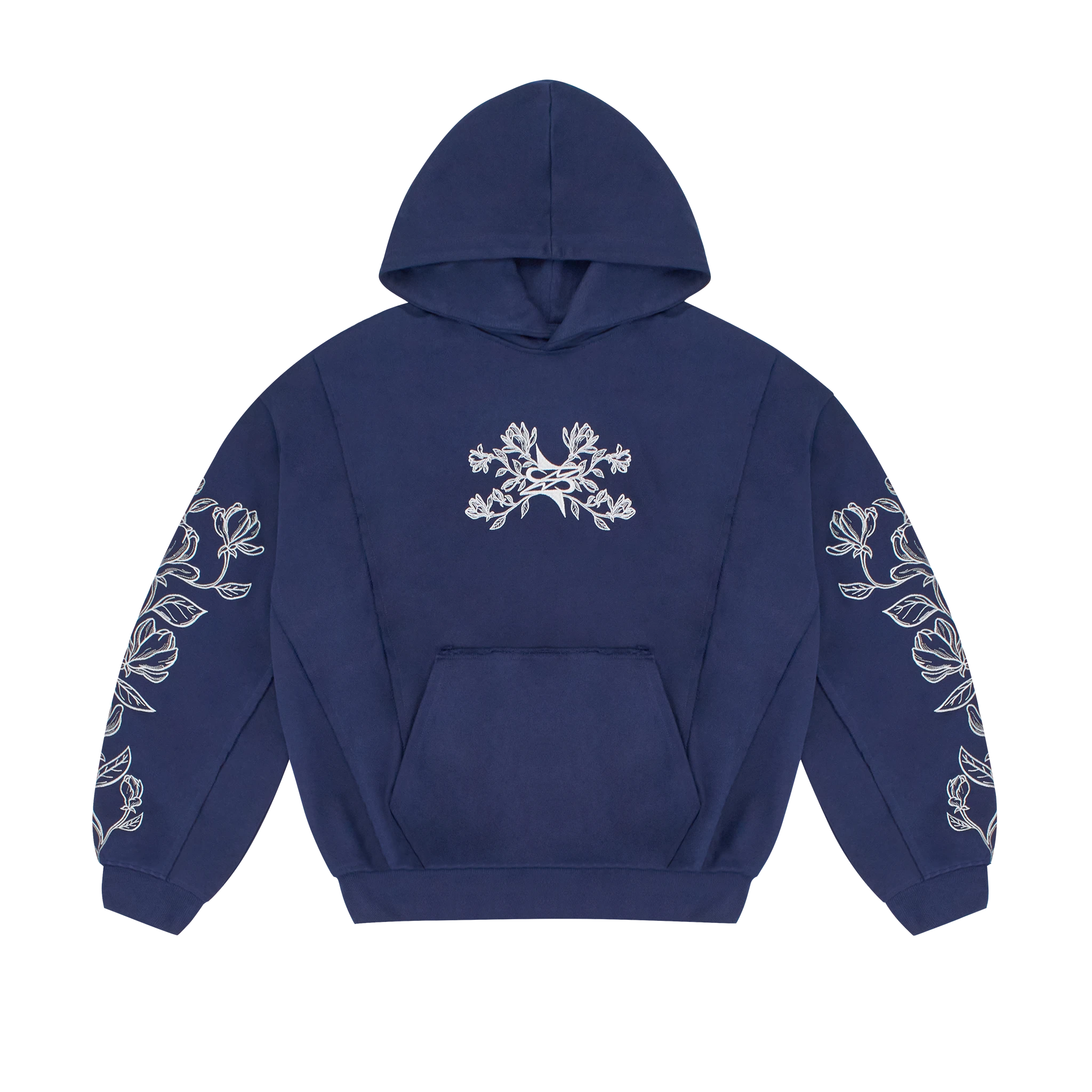 Bloom Line Hoodie Bleu